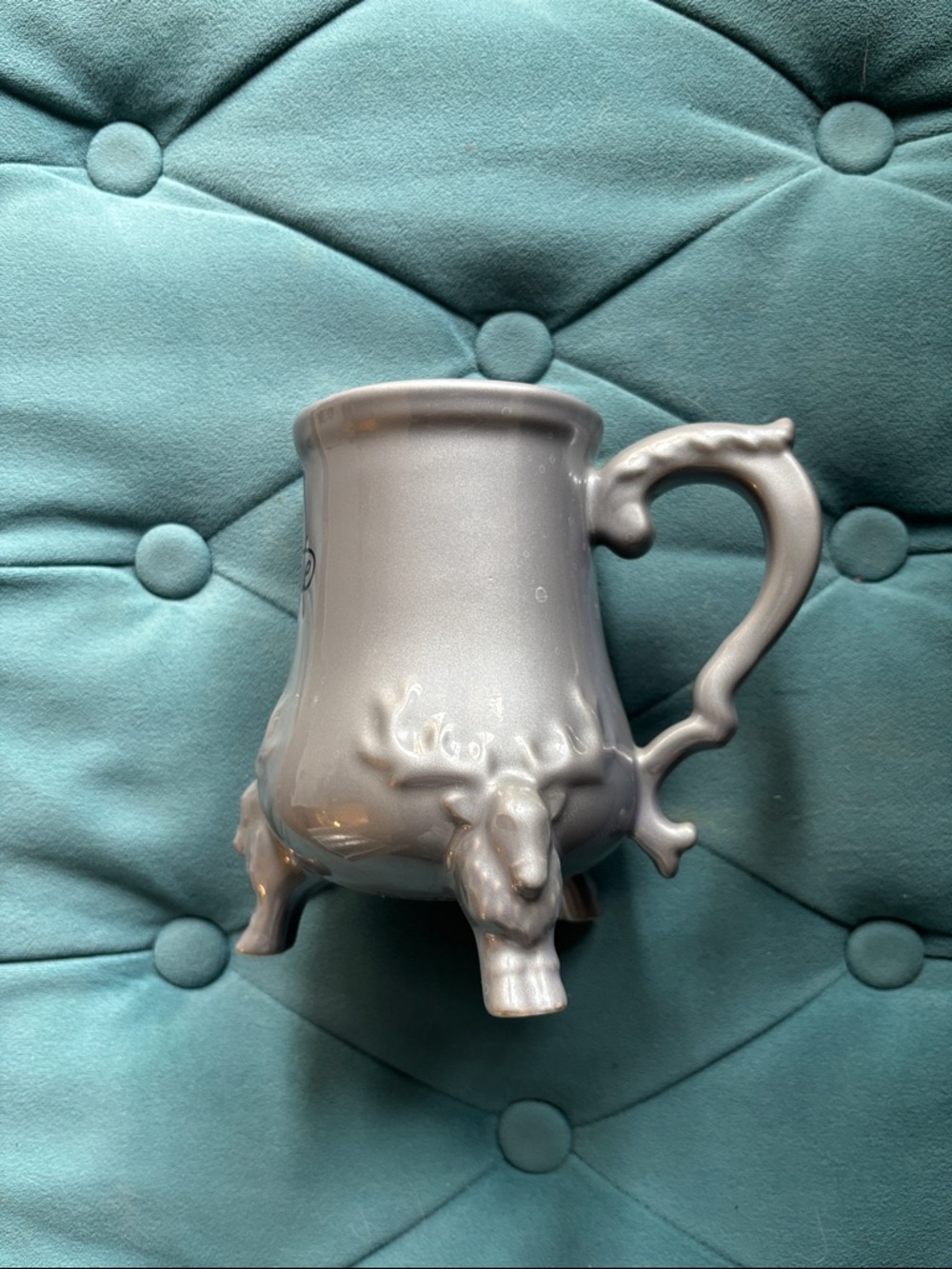 Disney The Santa Clause Metallic gray Footed Mug Judy hot chocolate mug - Picture 3 of 4